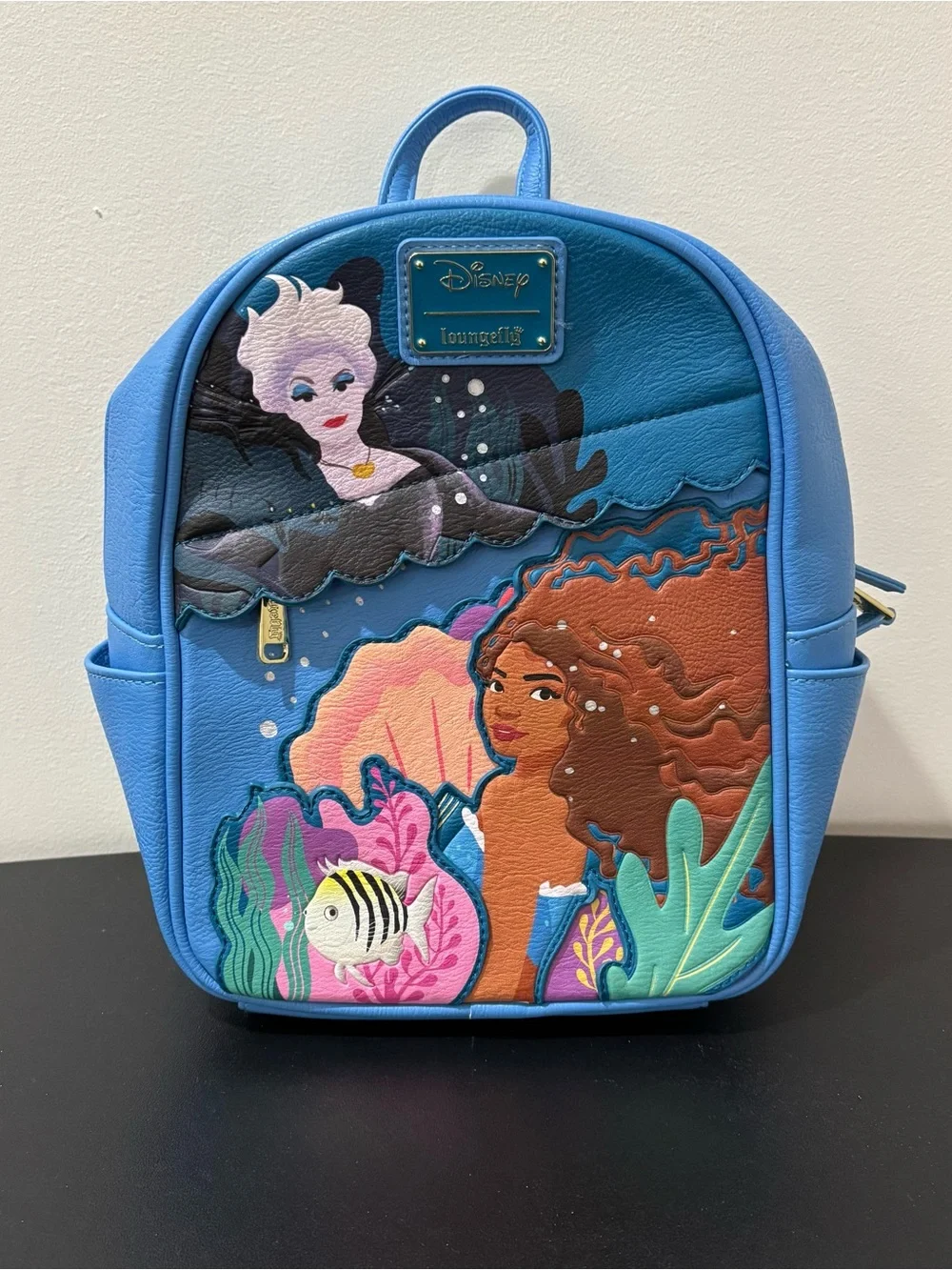 Disney Loungefly The Little Mermaid Live Action Film Blue Multicolor Backpack